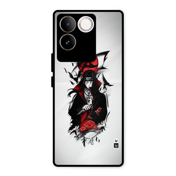 Itachi Combat Metal Back Case for iQOO Z7 Pro