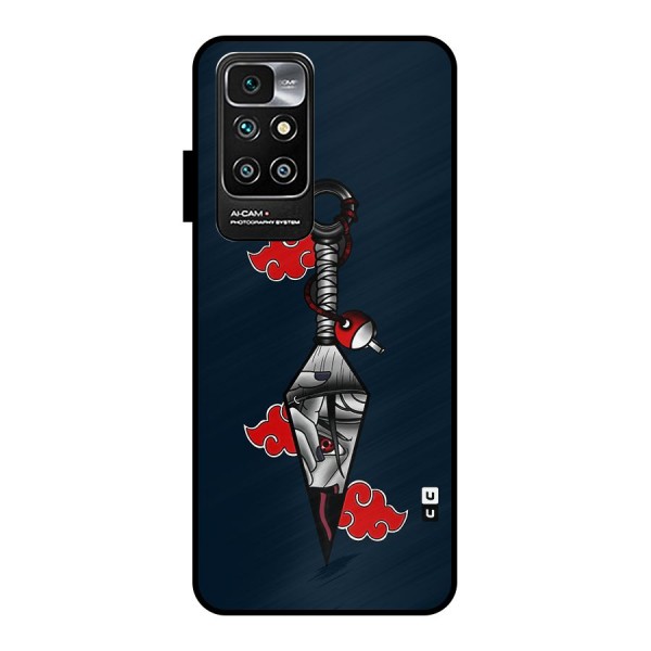 Itachi Kunai Naruto Metal Back Case for Redmi 10 Prime