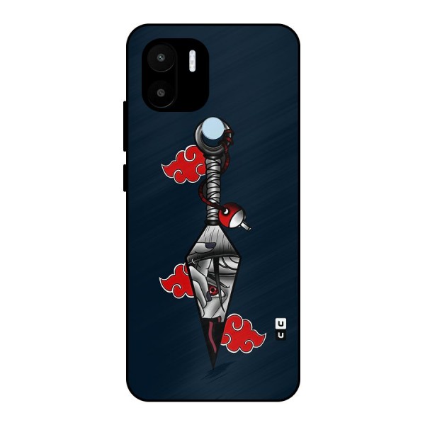Itachi Kunai Naruto Metal Back Case for Redmi A1+