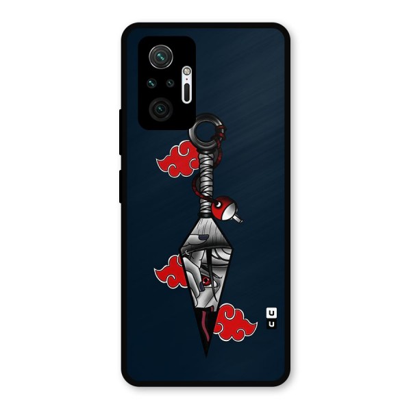 Itachi Kunai Naruto Metal Back Case for Redmi Note 10 Pro Max