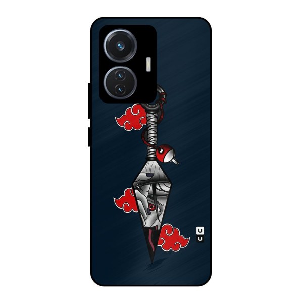 Itachi Kunai Naruto Metal Back Case for iQOO Z6 44W