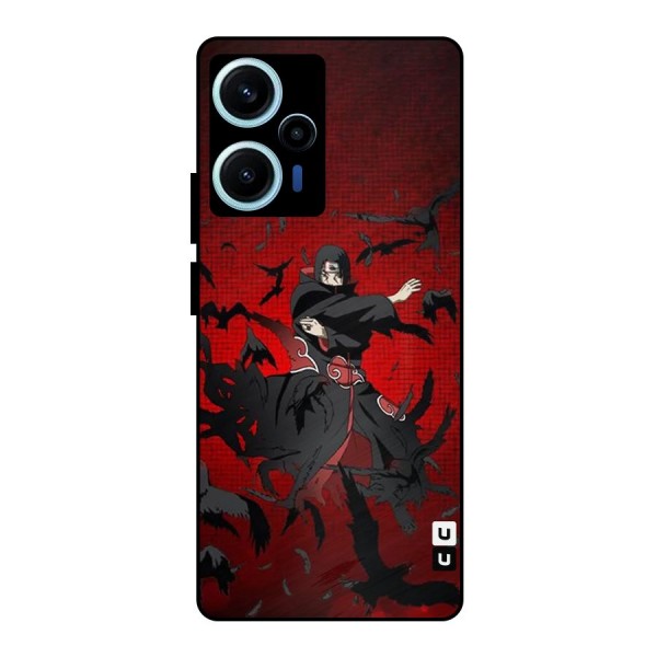 Itachi Stance For War Metal Back Case for Poco F5