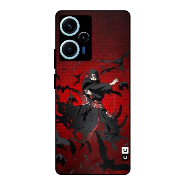 Itachi Stance For War Metal Back Case for Poco F5