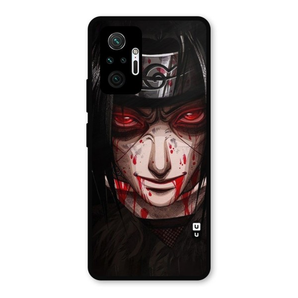 Itachi Uchiha Red Eyes Metal Back Case for Redmi Note 10 Pro