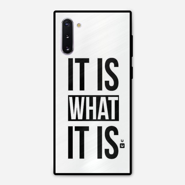 Itis What Itis Metal Back Case for Galaxy Note 10