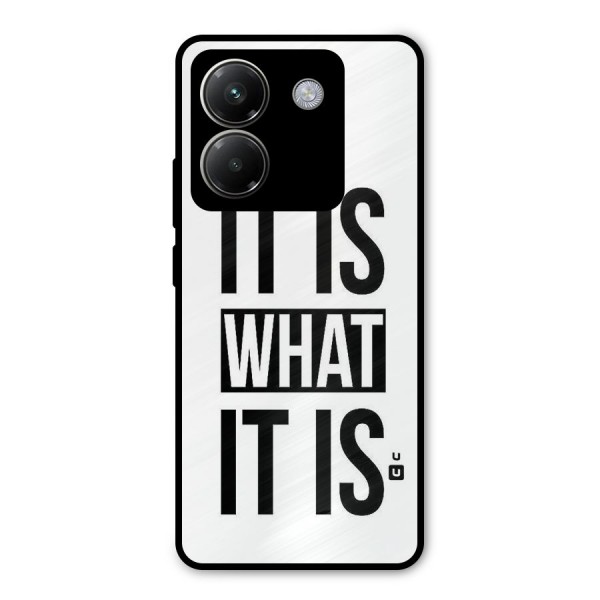 Itis What Itis Metal Back Case for Poco M7 Pro 5G