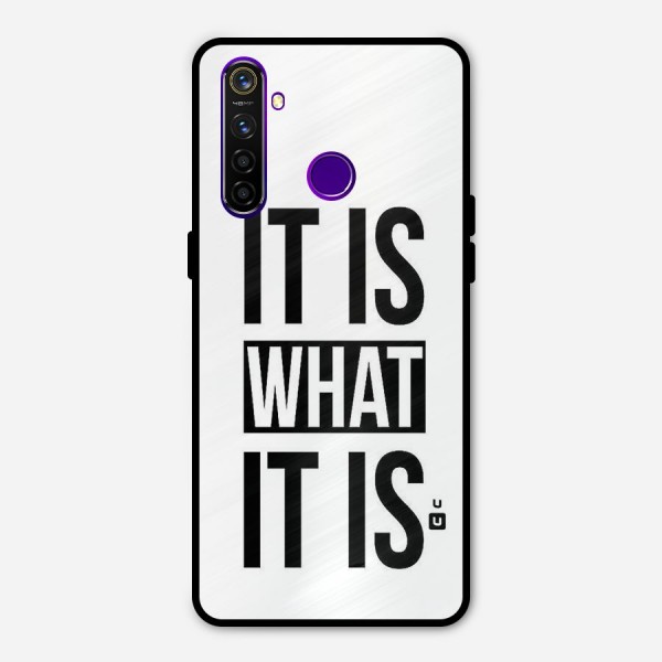 Itis What Itis Metal Back Case for Realme 5 Pro