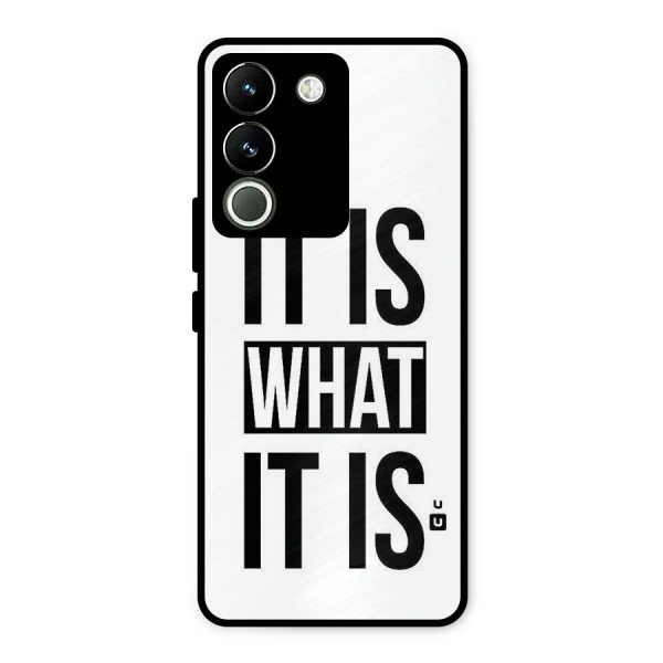 Itis What Itis Metal Back Case for Vivo Y200