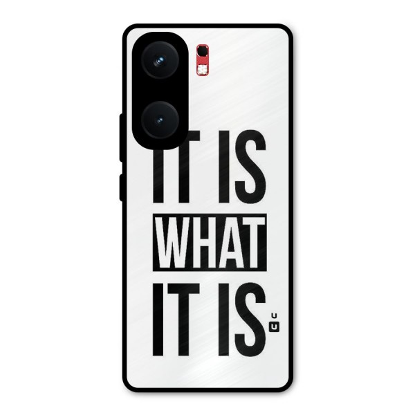 Itis What Itis Metal Back Case for iQOO Neo 9 Pro