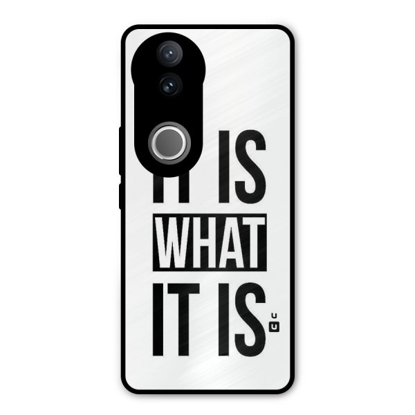 Itis What Itis Metal Back Case for iQOO Z10R