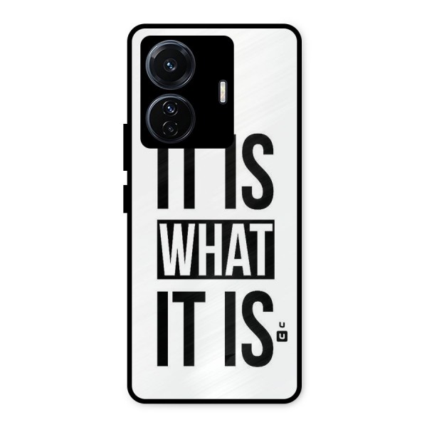 Itis What Itis Metal Back Case for iQOO Z6