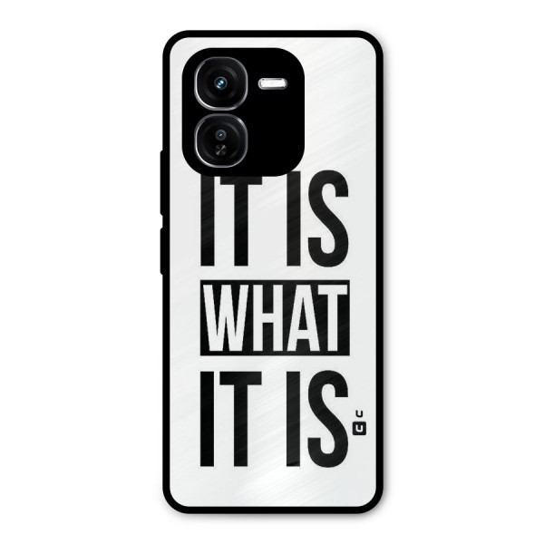Itis What Itis Metal Back Case for iQOO Z9x