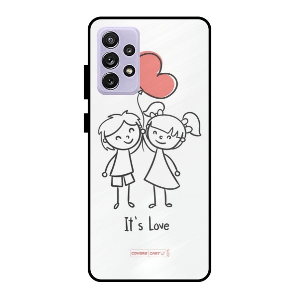 Its Love Metal Back Case for Galaxy A72