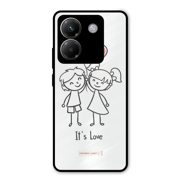 Its Love Metal Back Case for Poco M7 Pro 5G