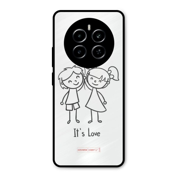 Its Love Metal Back Case for Realme P1
