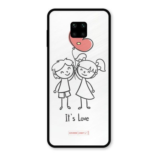 Its Love Metal Back Case for Redmi Note 9 Pro Max