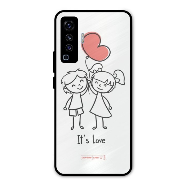 Its Love Metal Back Case for Vivo X50