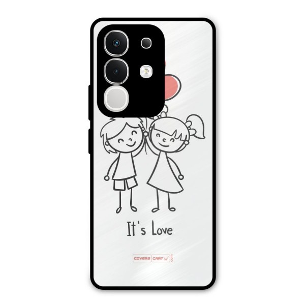 Its Love Metal Back Case for iQOO Z10x