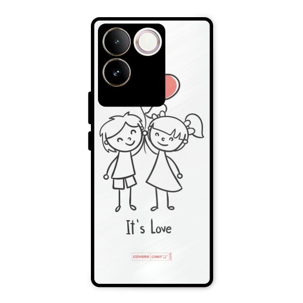 Its Love Metal Back Case for iQOO Z7 Pro