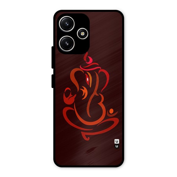 Jai Ganesha Metal Back Case for Redmi 12 5G