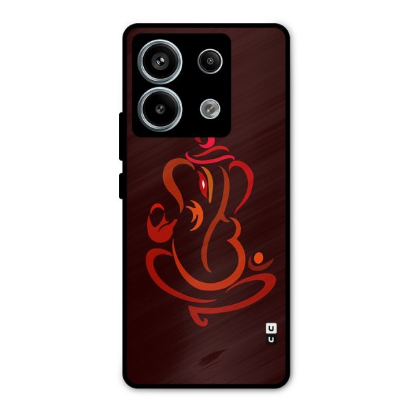 Jai Ganesha Metal Back Case for Redmi Note 13 Pro 5G