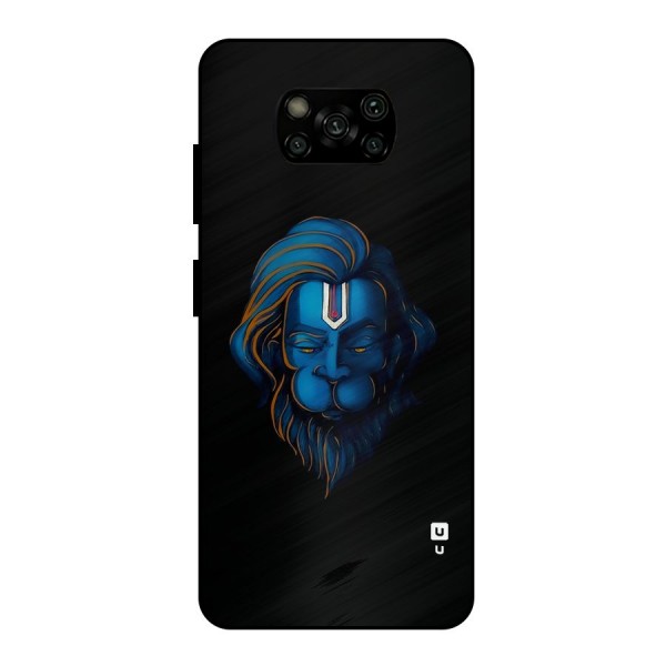 Jai Hanuman Metal Back Case for Poco X3