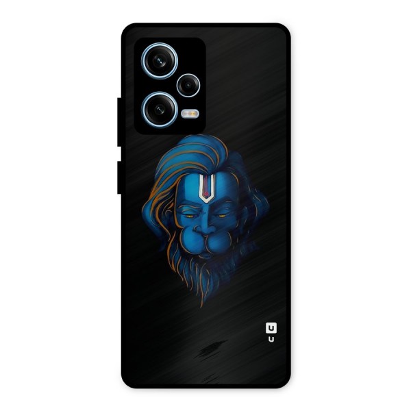 Jai Hanuman Metal Back Case for Redmi Note 12 Pro