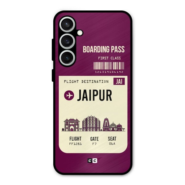 Jaipur Boarding Pass Metal Back Case for Galaxy S23 FE