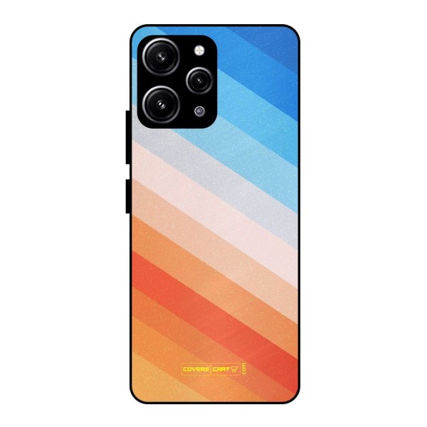 Jazzy Pattern Glass Back Case for Redmi 12 4G