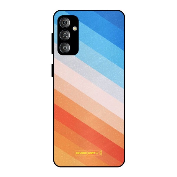 Jazzy Pattern Metal Back Case for Galaxy F23