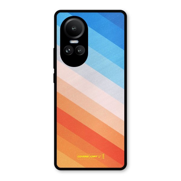 Jazzy Pattern Metal Back Case for Oppo Reno10 Pro
