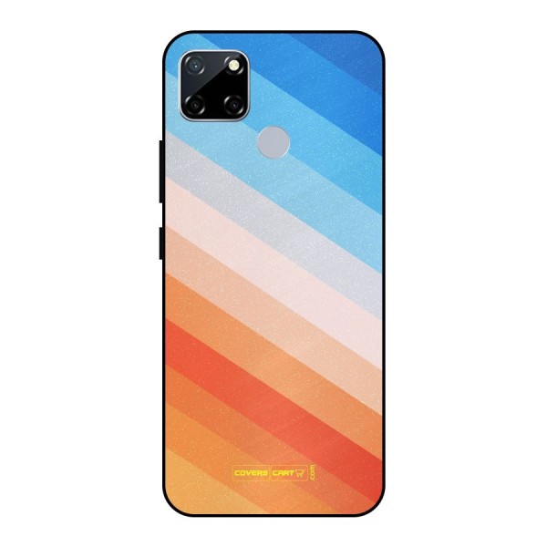 Jazzy Pattern Metal Back Case for Realme Narzo 30A