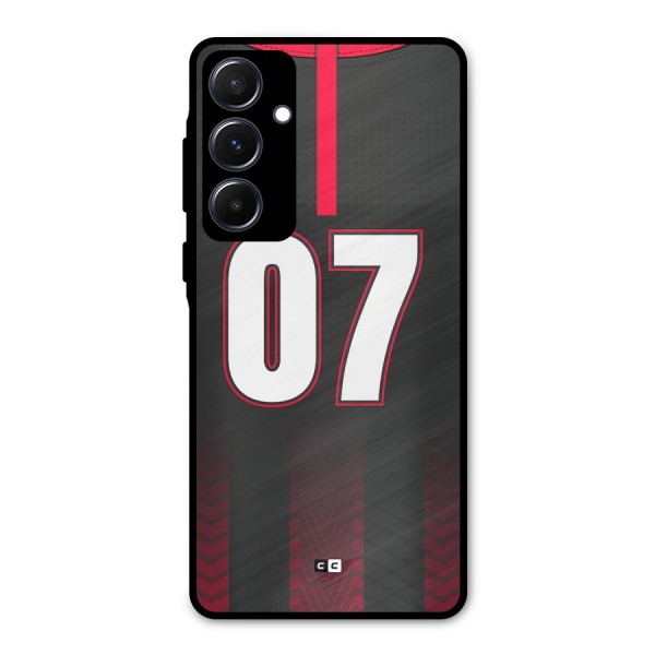 Jersy No 7 Metal Back Case for Galaxy A55