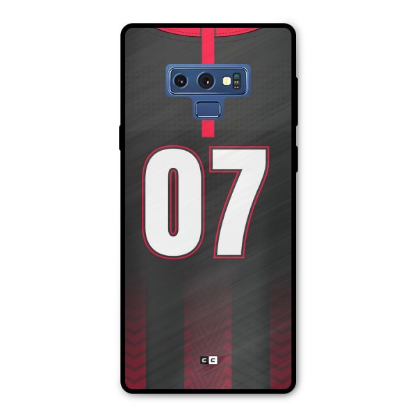 Jersy No 7 Metal Back Case for Galaxy Note 9