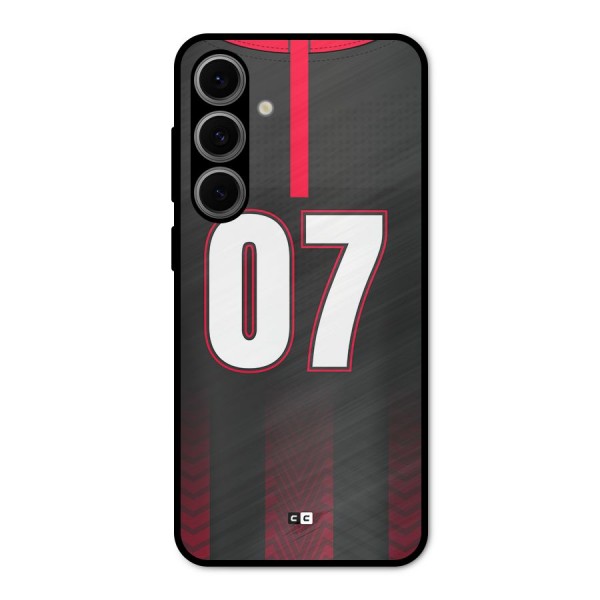 Jersy No 7 Metal Back Case for Galaxy S24 FE