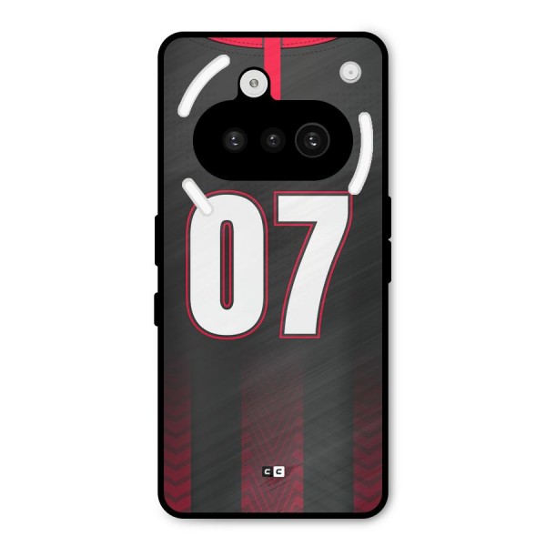 Jersy No 7 Metal Back Case for Nothing Phone 3a
