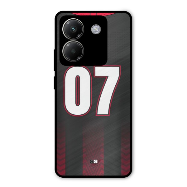 Jersy No 7 Metal Back Case for Poco M7 Pro 5G