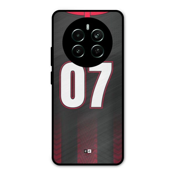 Jersy No 7 Metal Back Case for Realme 12 Pro Plus