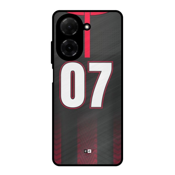 Jersy No 7 Metal Back Case for Redmi A5 4G