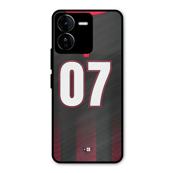 Jersy No 7 Metal Back Case for iQOO Z9