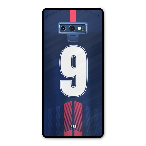 Jersy No 9 Metal Back Case for Galaxy Note 9