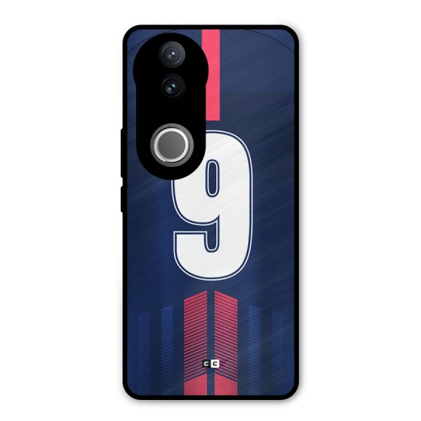 Jersy No 9 Metal Back Case for iQOO Z10R