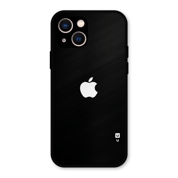 Jet Black Apple Special Metal Back Case for iPhone 13