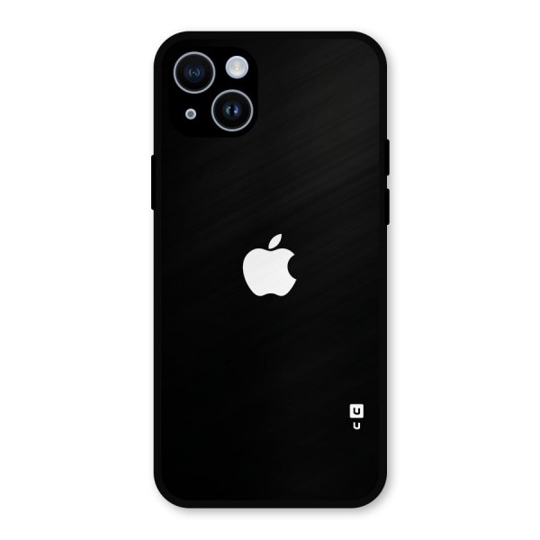 Jet Black Apple Special Metal Back Case for iPhone 14
