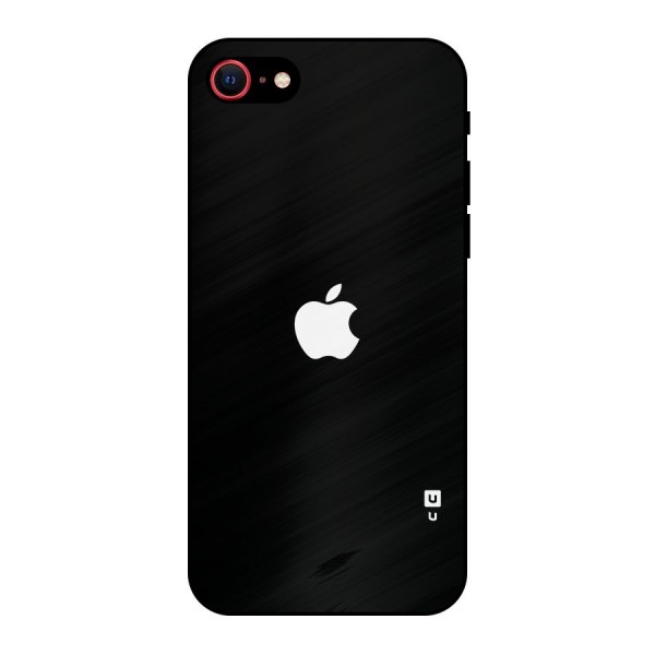 Jet Black Apple Special Metal Back Case for iPhone SE 2020