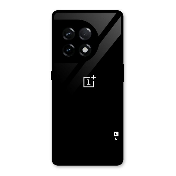Jet Black OnePlus Special Glass Back Case for OnePlus 11R