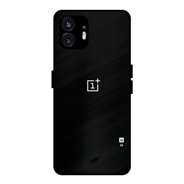 Jet Black OnePlus Special Metal Back Case for Nothing Phone 2