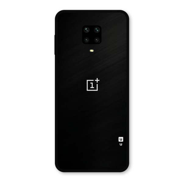 Jet Black OnePlus Special Metal Back Case for Redmi Note 9 Pro Max