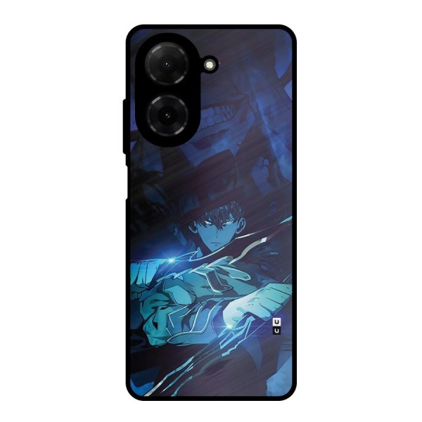 Jinwoo Fighting Mode Metal Back Case for Redmi A5 4G