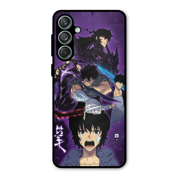 Jinwoo Sung Stance Metal Back Case for Galaxy M55 5G